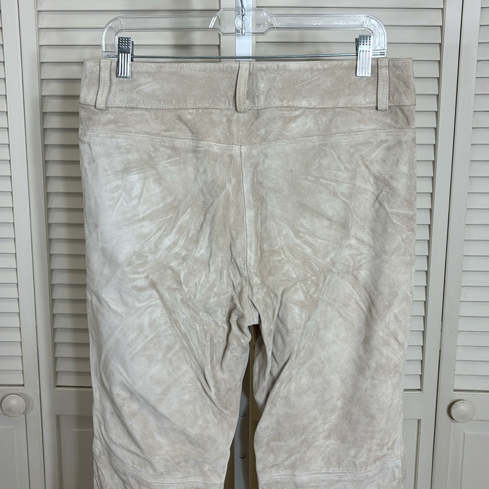 NWT Vintage Banana Republic Suede Bootcut Pants Size 10 - Picture 7 of 11